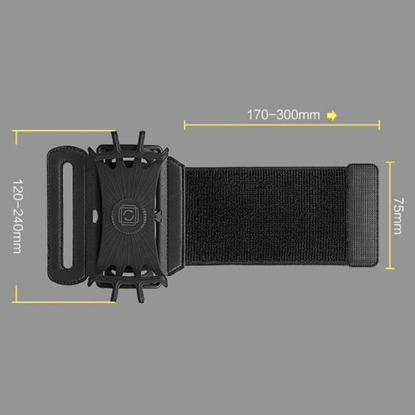 Wrist Phone Band Forearm Wristband Holder 180 Degree Rotatable For Running Cycling Gym Jogging Fit for Phones - Image 5