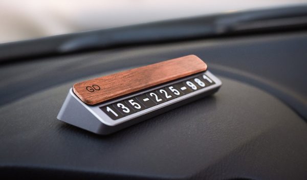 Parking Plate Phone Number Plate Car Car Parking Card Aluminum Alloy High Quality Simple High Temperature Resistance - Image 2