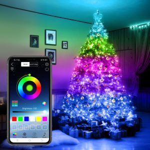 USB Bluetooth Copper Wire Light String Smart Phone APP Music Christmas Decoration Light Rainproof Led RGB Light String