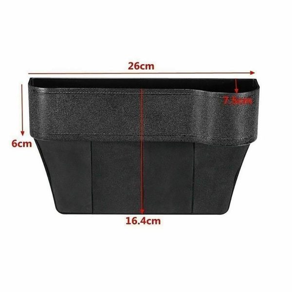 The New 1Pair Universal Auto Car Seat Crevice Plastic Storage Box Cup Phone Holder Organizer Reserved design Accessories - Image 6