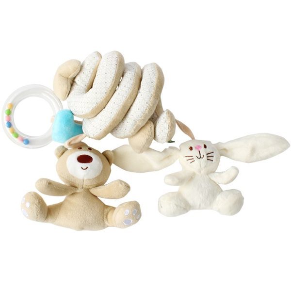 Culla Letto Giocattoli Per Bambini Musicale Mobile Molle Del Coniglio di Peluche Culla Passeggino Appeso Sonaglio Giocattolo Del Regalo Appena Nato - Image 6