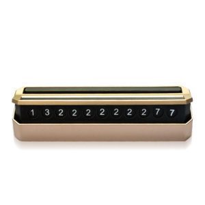 Car Phone Number Auto Parking Card Hidden Drawer Sticker Plate Automobile Temporary Double Sided Switch Number Card
