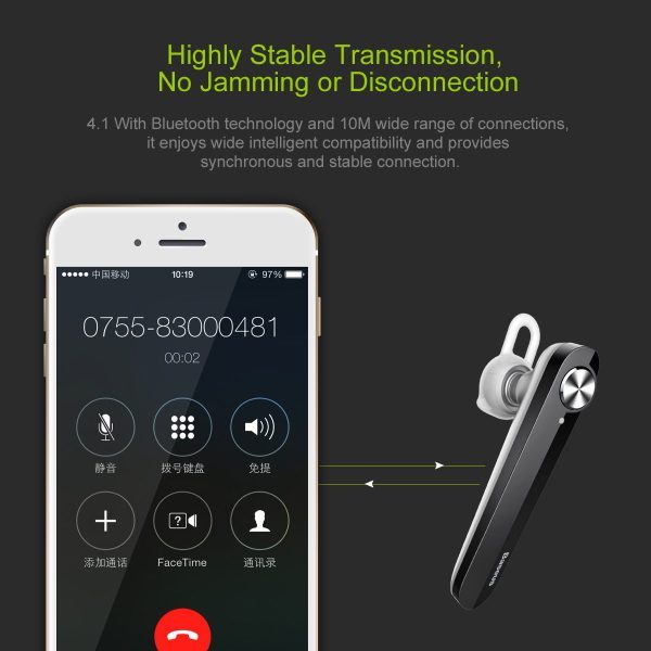 Baseus A01 Wireless Bluetooth Headset Earphone V4.1 Bluetooth Headphone With Microphone Earphone For Phone Fone De Ouvido - Image 7