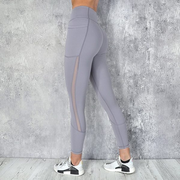 Black Sexy Women Yoga Sport Leggings Phone Pocket Fitness Running Pants Stretchy Sportswear Gym Leggings Slim Yoga Pant - Image 4