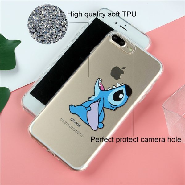 Cartoon Silicone Phone Case For iPhone 7 8 Plus XS MAX XR Cute Soft Mickey Minnie Cover