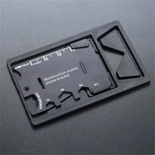 3 In 1 Mini Card Multifunctional Mobiele Telefoon Stand Card Beugel Stand voor Folding Phone Bracket Bottle Opener Tool Kits - Image 4
