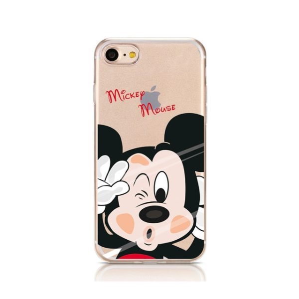 Cartoon Silicone Phone Case For iPhone 7 8 Plus XS MAX XR Cute Soft Mickey Minnie Cover - Image 6