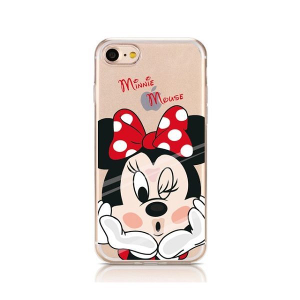 Cartoon Silicone Phone Case For iPhone 7 8 Plus XS MAX XR Cute Soft Mickey Minnie Cover - Image 7