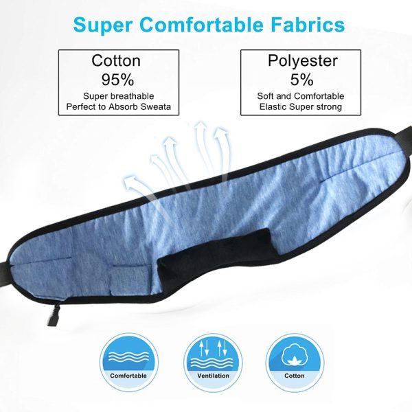 Wireless Stereo Bluetooth Earphone Sleep Mask Phone Headband Sleep Soft Earphones Sleeping Eye Mask Music Headset - Image 4