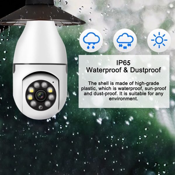 2.4G/5G Single-Band Dual-Band Wireless WIFI Light Head Small Yellow Man Camera Cell Phone Remote WiFi Night Vision Light - Image 7