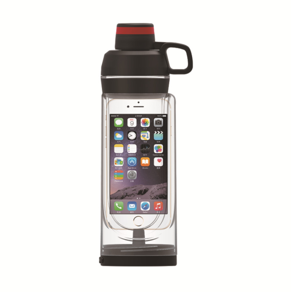 Plastic Water Cup Black Technology Portable Small Cell Phone Hidden Cup 400ml Portable small mobile phone hidden cup A1 - Image 7
