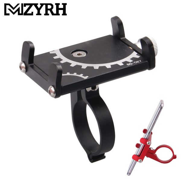 Bicycle Mobile Phone Bracket Aluminum Alloy Fixed Navigation Battery Electric Car Motorcycle Mobile Phone Bracket Riding