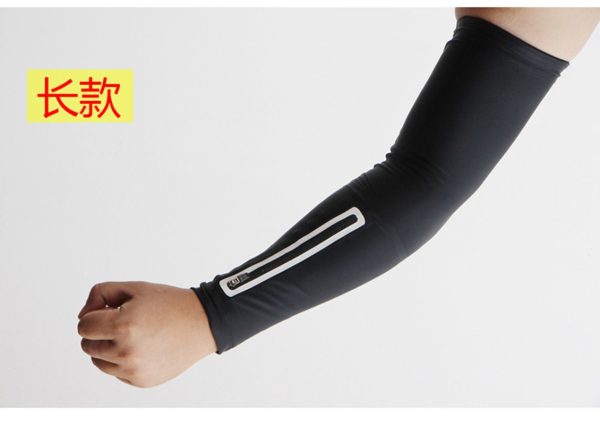 1PC Unisex Short Arm warmer for Mobile Phone Stretch Arm Bag Running Riding Sunscreen Armband Wrist Bag - Image 4