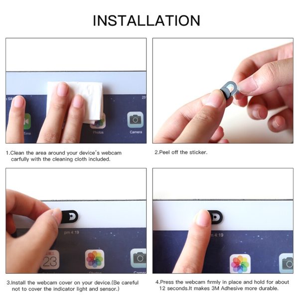 6Pcs/lot  WebCam Cover Shutter Magnet Slider Plastic For iPhone Web Laptop PC For iPad Tablet Camera Mobile Phone Privacy Sticker - Image 5