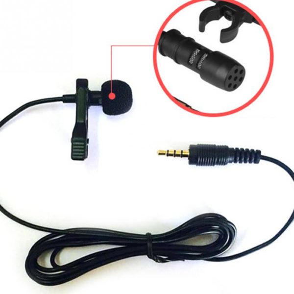 VOXLINK 3.5 mm Microphone Clip Tie Collar for Mobile Phone Speaking in Lecture 1.5m/3m Bracket Clip Vocal Audio Lapel Microphone - Image 5