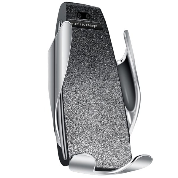 10W Wireless Car Charger S5 Automatic Clamping Fast Charging Phone Holder Mount in Car for iPhone xr Huawei Samsung Smart Phone - Image 2