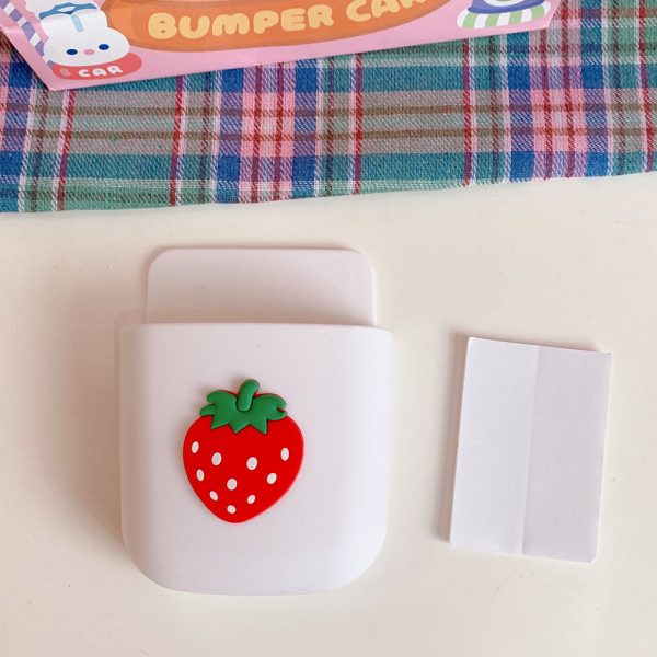 Wall-Mounted Remote Control Storage Box Wall-Mounted Box Free Punching Phone Box Cute Stationery Makeup Brush Rack - Image 4