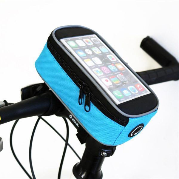 Bicycle Front Touch Screen Phone Bag MTB Road Bike Cycling Mobile Bag Cycle Front Bag 5.7 inch Cellphone Bag Bicycle Accessories - Image 11