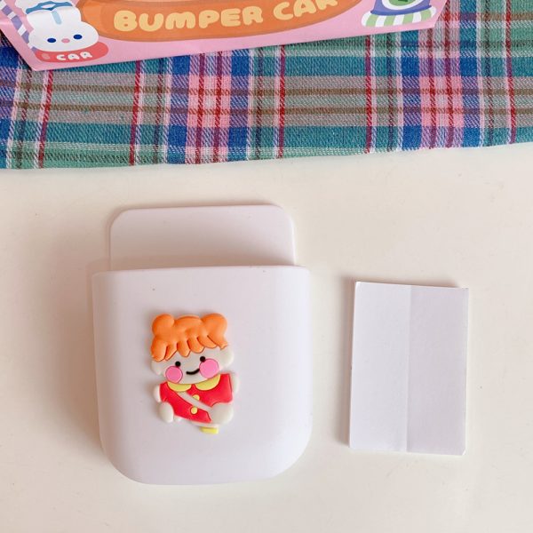 Wall-Mounted Remote Control Storage Box Wall-Mounted Box Free Punching Phone Box Cute Stationery Makeup Brush Rack - Image 8