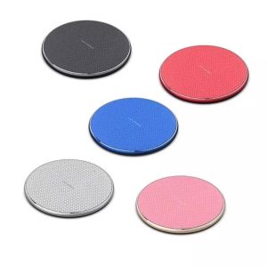 Round wireless ultra-thin charger new product 10W aluminum alloy mobile phone wireless charger gift gift Android Apple universal
