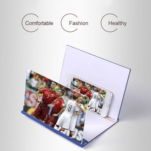 8 inch  Mobile Phone Screen Magnifier Stand Eyes Protection Display 3D Video Screen Amplifier Enlarged Stand Holder Bracket - Image 5