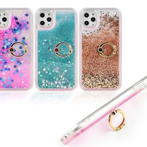 Liquid Quicksand Phone Case  Ring Kickstand Soft TPU Case
