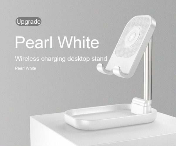 Wireless Charger Folding Telescopic Mobile Desktop Stand Portable Storage Wireless Fast Charging Stand Gift - Image 4