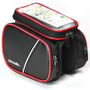 Bicycle Saddle Bag Bike Front Beam Bag Mobile Phone Touch Screen Bag Riding Equipment