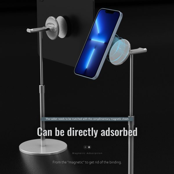 Face Disc Lift Hanging Headphone Bracket Suitable For Apple ipad Mobile Phone Tablet Universal Magnetic Bracket - Image 4