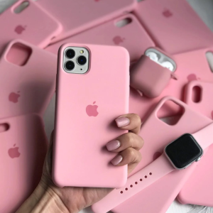 Liquid Silicone Phone Case All-Inclusive For Apple 13promax Protective Case iPhone12 Drop-resistant 11promax (Candy Pink)