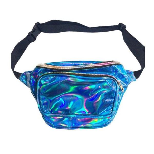 Waist Packs Laser Leather Pockets Mobile Phone Storage Fashion Messenger Chest Bag For Running Leisure Outdoor Sports Pack Bags - Image 11
