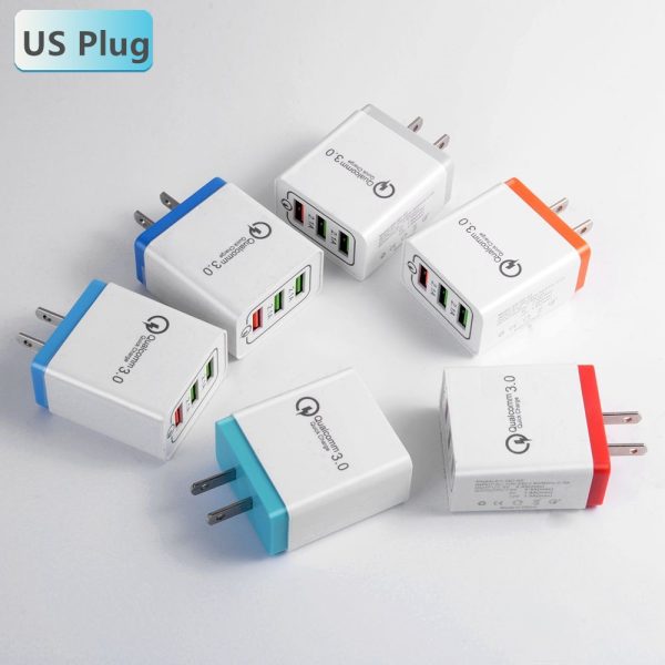 18 W USB Quick charge 3.0 5V 3A for Iphone 7 8 EU US Plug Mobile Phone Fast charger charging - Image 6