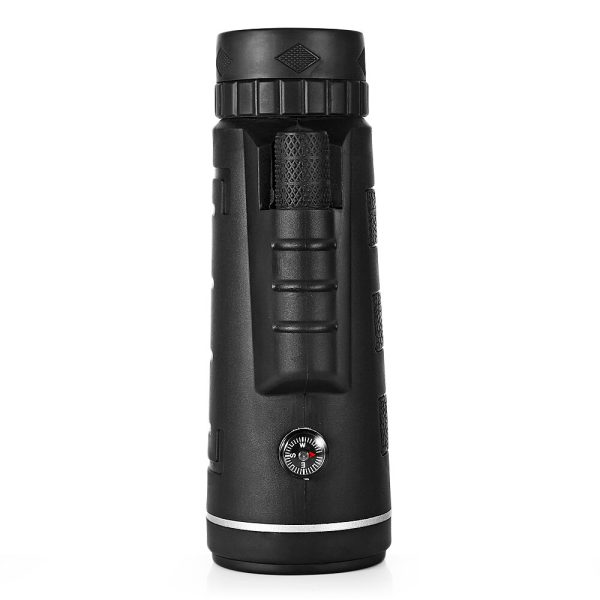 40X60 Monocular Telescope Zoom Scope with Compass Phone Clip Tripod for Mobile Phone Camera - Image 3