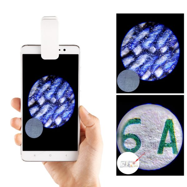 60X Optical Zoom Phone Microscope Lens Micro Phone Lens Magnifier With Clip - Image 4