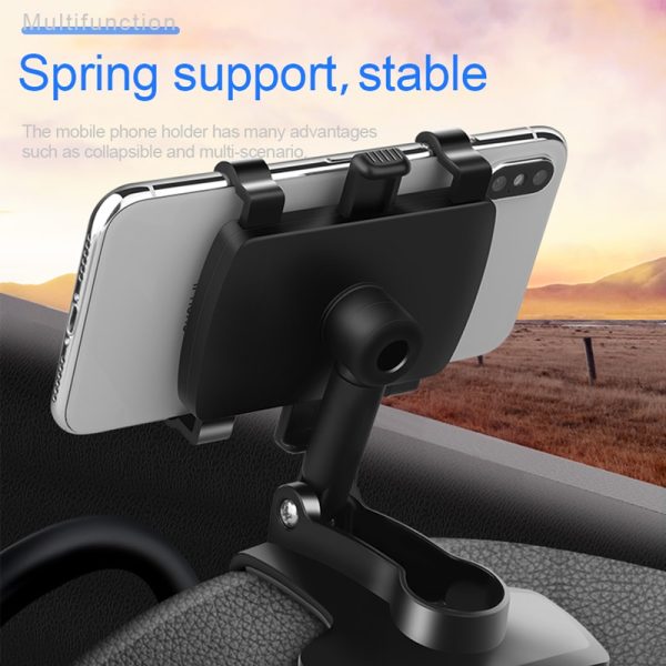 360 Degrees Car Phone Holder Universal Smartphone Stands Car Rack Dashboard Support for Auto Grip Mobile Phone Fixed Bracket - Image 3