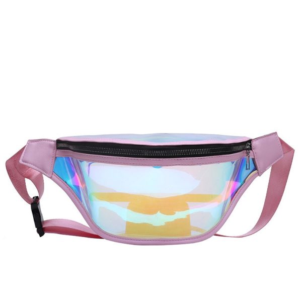 New Sports Waist Bag Running Mobile Phone Waterproof Bag PVC Transparent Swimming Storage Crossbody Chest Bag Laser Waist Bag - Image 10