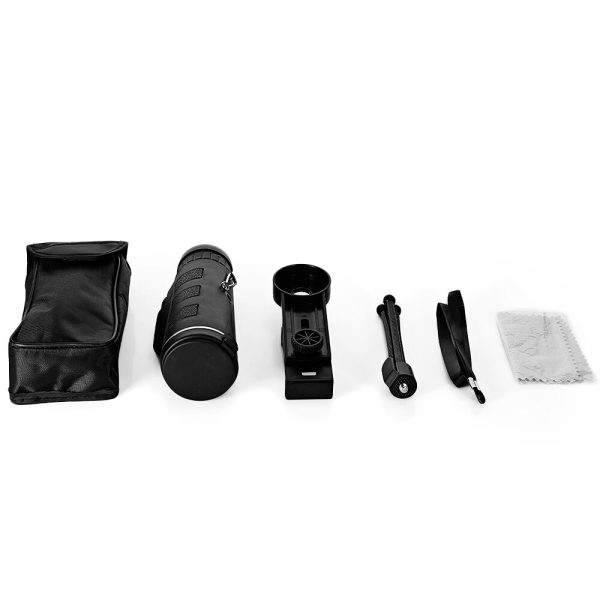 40X60 Monocular Telescope Zoom Scope with Compass Phone Clip Tripod for Mobile Phone Camera - Image 5