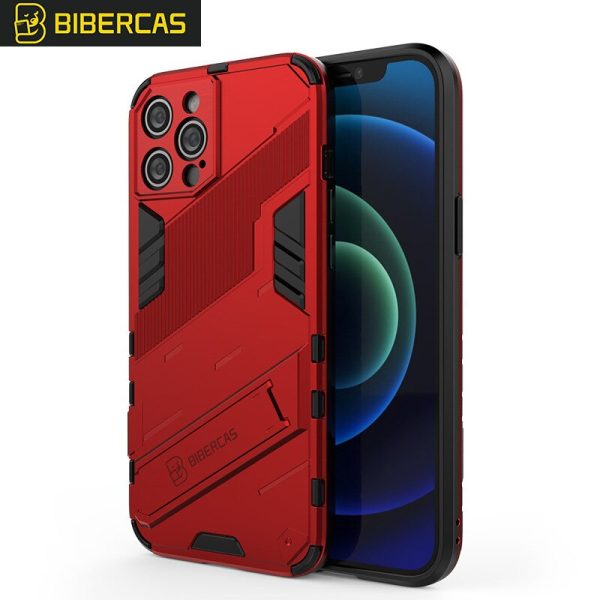 BIBERCAS for iphone11 all-inclusive mobile phone shell 13 anti-fall magnetic hard shell bracket apple 12 protective cover - Image 4
