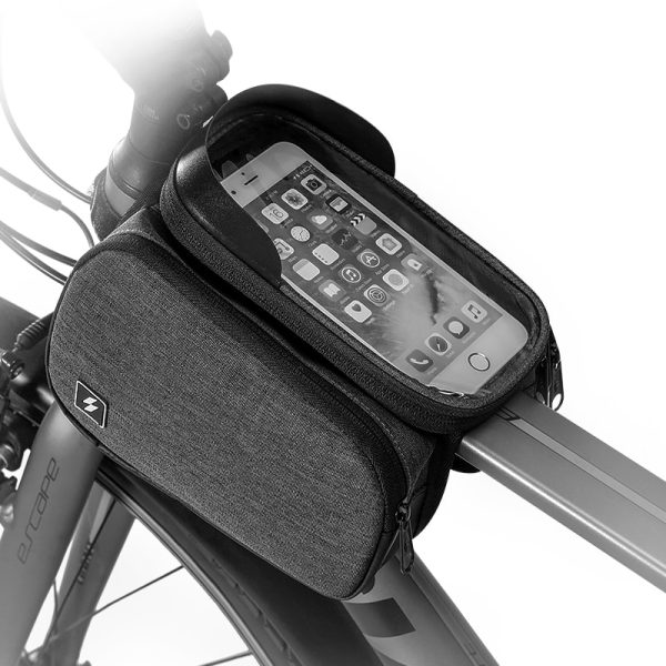 122007 Touch Screen Bike 6.5in Cell Mobile Phone Bag Front Frame Top Tube Cycling Pouch Double Side Bicycle Pannier - Image 2