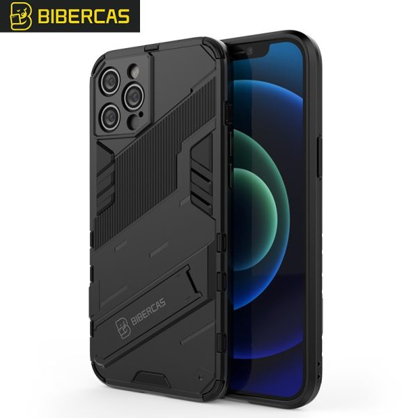 BIBERCAS for iphone11 all-inclusive mobile phone shell 13 anti-fall magnetic hard shell bracket apple 12 protective cover - Image 3