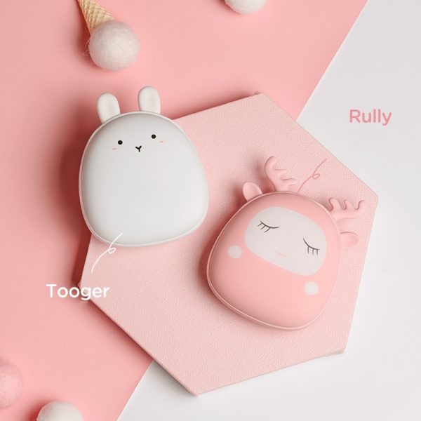 Time Show Elf Hand Warmer Deer Plough Rabbit Gore Mobile Power Charging Warmer Hand Warmer