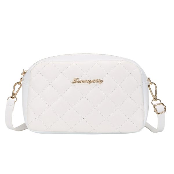 New Fashion Rhombus Women's Bag Simple Small Square Bag Shoulder Messenger Bag Mobile Phone Bag - Image 6