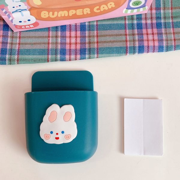 Wall-Mounted Remote Control Storage Box Wall-Mounted Box Free Punching Phone Box Cute Stationery Makeup Brush Rack - Image 10