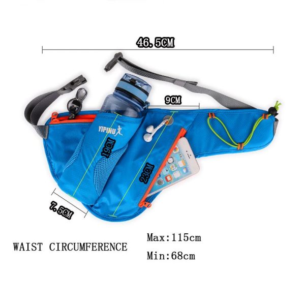 Yipinu Waterproof Running Hydration Outdoor Shoulder Sport  Water Hip Phone  Belt Racing Gym Waist Bag - Image 8