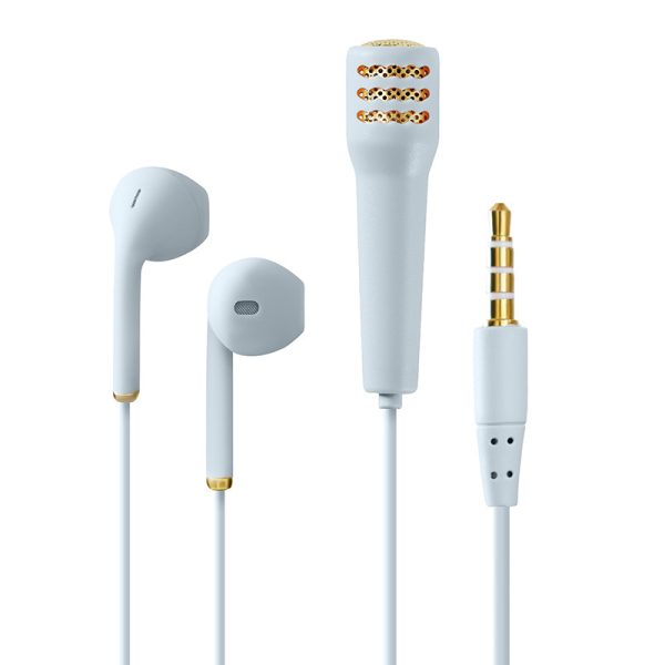 National K Song Singing Wired Mini Microphone Headset Practice Singing It Live Mobile Phone Wired Headset - Image 8