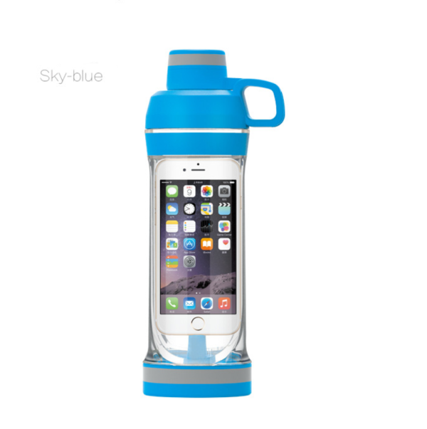 Plastic Water Cup Black Technology Portable Small Cell Phone Hidden Cup 400ml Portable small mobile phone hidden cup A1 - Image 9