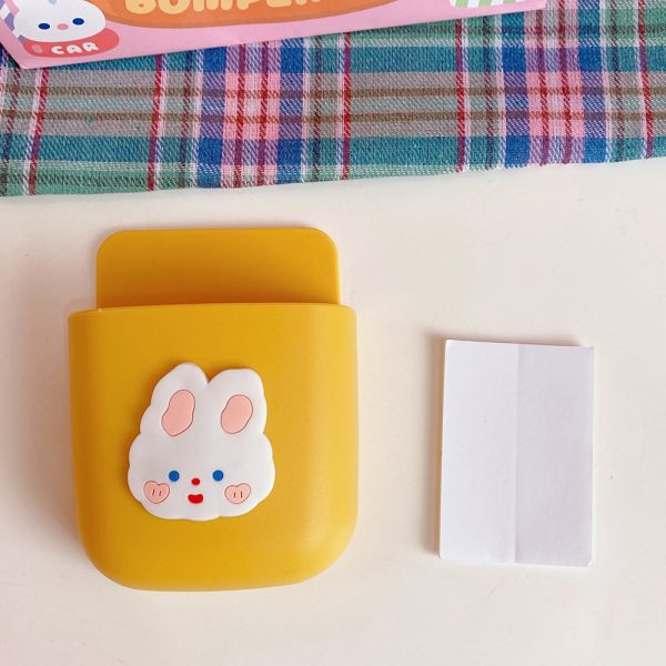 Wall-Mounted Remote Control Storage Box Wall-Mounted Box Free Punching Phone Box Cute Stationery Makeup Brush Rack - Image 5