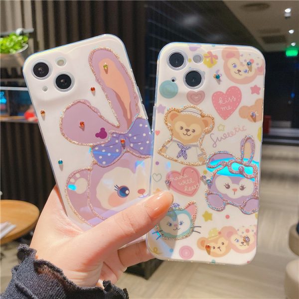 Cartoon Star Dew for iPhone13promax Flash Drill Mobile Phone Cover Apple 12/11 Glue 8plus - Image 4