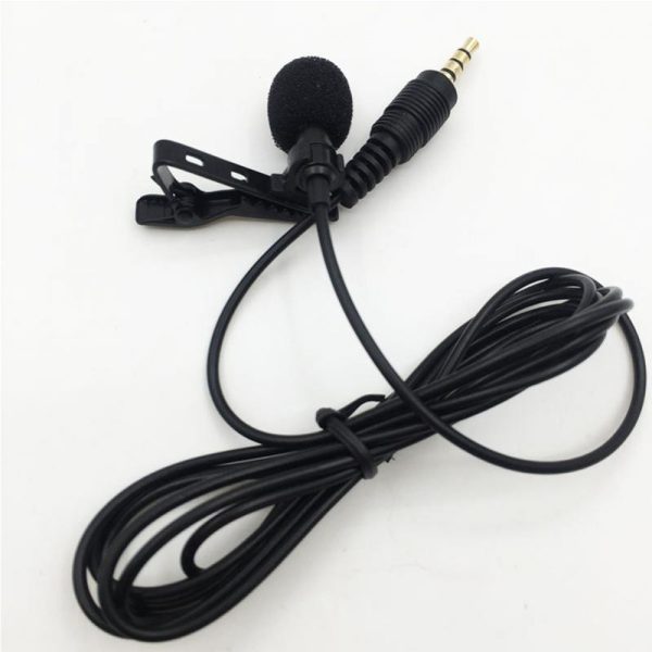 VOXLINK 3.5 mm Microphone Clip Tie Collar for Mobile Phone Speaking in Lecture 1.5m/3m Bracket Clip Vocal Audio Lapel Microphone - Image 3
