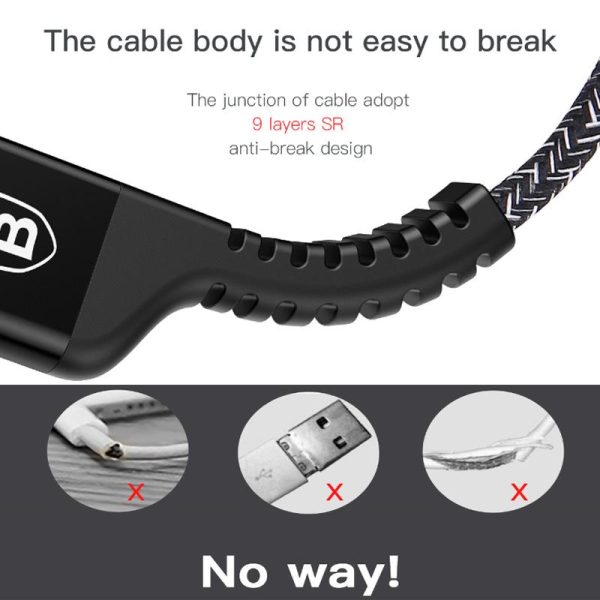 Baseus USB Type C Cable Fast Charge Data Synchronous USB C Type-c Cable for Charger Phone Cable - Image 8